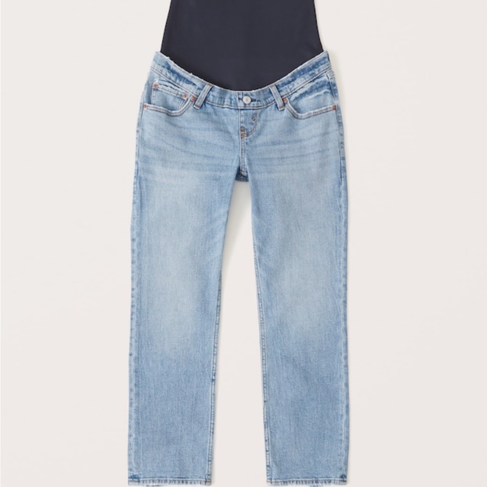 Abercrombie & Fitch Maternity Ankle Straight Jean